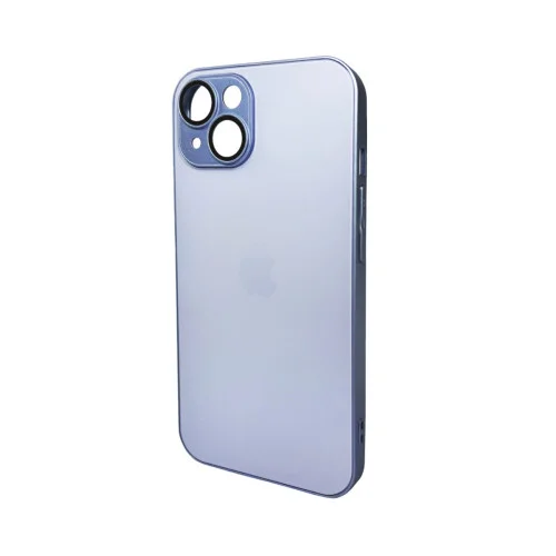 Чохол для смартфона AG Glass Matt Frame Color Logo for Apple iPhone 14 Sierra Bl..