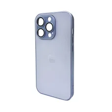 Чехол для смартфона AG Glass Matt Frame Color Logo for Apple iPhone 14 Pro Sierra Blue (AGMattFrameiP14PLBlue)