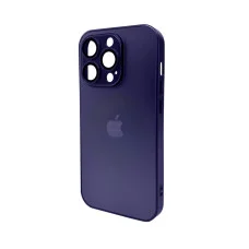 Чехол для смартфона AG Glass Matt Frame Color Logo for Apple iPhone 14 Pro Deep Purple (AGMattFrameiP14PPurple)