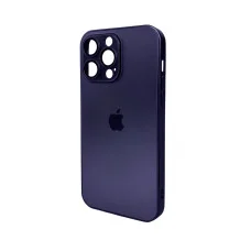 Чехол для смартфона AG Glass Matt Frame Color Logo for Apple iPhone 14 Pro Max Deep Purple (AGMattFrameiP14PMPurple)