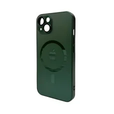 Чохол для смартфона AG Glass Matt Frame Color MagSafe Logo for Apple iPhone 13 Cangling Green (AGMattFrameMGiP13Green)