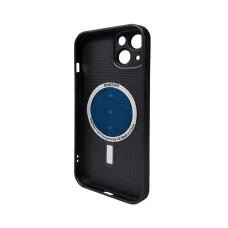 Чохол для смартфона AG Glass Matt Frame Color MagSafe Logo for Apple iPhone 13 Graphite Black (AGMattFrameMGiP13Black)