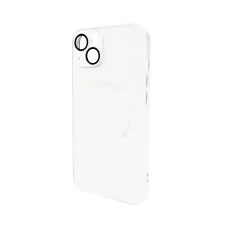 Чохол для смартфона AG Glass Matt Frame Color MagSafe Logo for Apple iPhone 13 Pearly White (AGMattFrameMGiP13White)