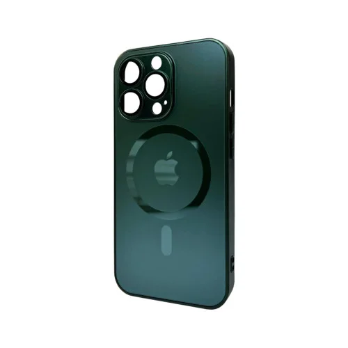 Чохол для смартфона AG Glass Matt Frame Color MagSafe Logo for Apple iPhone 13 P..
