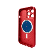 Чохол для смартфона AG Glass Matt Frame Color MagSafe Logo for Apple iPhone 13 Pro Cola Red (AGMattFrameMGiP13PRed)