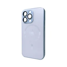 Чехол для смартфона AG Glass Matt Frame Color MagSafe Logo for Apple iPhone 13 Pro Sierra Blue (AGMattFrameMGiP13PSierraBlue)