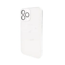 Чехол для смартфона AG Glass Matt Frame Color MagSafe Logo for Apple iPhone 13 Pro Max Pearly White (AGMattFrameMGiP13PMWhite)