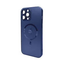 Чехол для смартфона AG Glass Matt Frame Color MagSafe Logo for Apple iPhone 13 Pro Max Navy Blue (AGMattFrameMGiP13PMDBlue)