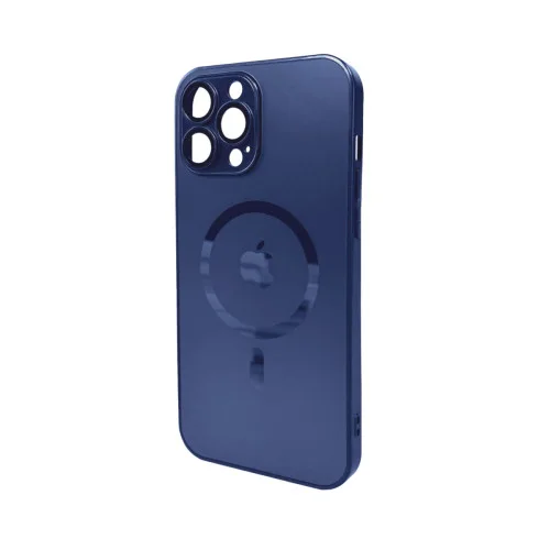 Чохол для смартфона AG Glass Matt Frame Color MagSafe Logo for Apple iPhone 13 Pro Max Navy Blue (AGMattFrameMGiP13PMDBlue)