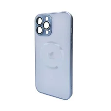 Чехол для смартфона AG Glass Matt Frame Color MagSafe Logo for Apple iPhone 13 Pro Max Sierra Blue (AGMattFrameMGiP13PMSierraBlue)