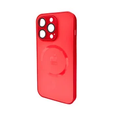 Чехол для смартфона AG Glass Matt Frame Color MagSafe Logo for Apple iPhone 14 Pro Max Cola Red (AGMattFrameMGiP14PMRed)