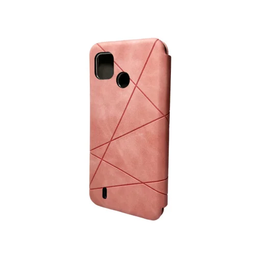Чехол-книжка для смартфона Dekker Geometry for TECNO Spark10 Pro (KI7) Pink (Geo..