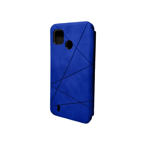 Чехол-книжка для смартфона Dekker Geometry for TECNO Spark 10 (KI5q) Blue (GeoTe..