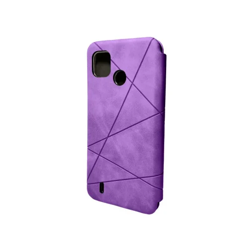 Чехол-книжка для смартфона Dekker Geometry for TECNO Pop 5 Go (BD1) Lilac (GeoTe..