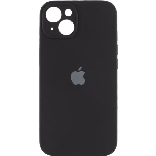 Чехол для смартфона Silicone Full Case AA Camera Protect for Apple iPhone 15 Bla..