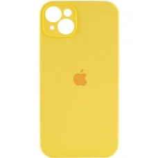 Чехол для смартфона Silicone Full Case AA Camera Protect for Apple iPhone 15 Sunny Yellow (FullAAi15-56)