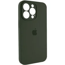 Чехол для смартфона Silicone Full Case AA Camera Protect for Apple iPhone 15 Pro Max Atrovirens (FullAAi15PM-40)