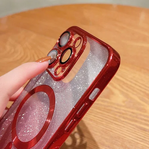 Чехол для смартфона Cosmic CD Shiny Magnetic for Apple iPhone 15 Red (CDSHIiP15R..