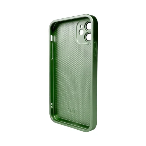 Чохол для смартфона AG Glass Matt Frame Color Logo for Apple iPhone 11 Light Gre..