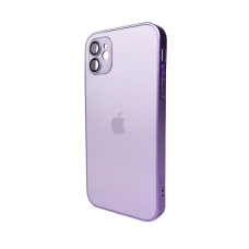 Чехол для смартфона AG Glass Matt Frame Color Logo for Apple iPhone 11 Light Purple (AGMattFrameiP11LPurple)