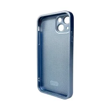 Чехол для смартфона AG Glass Matt Frame Color Logo for Apple iPhone 12 Sierra Blue (AGMattFrameiP12LBlue)