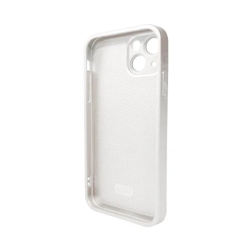 Чохол для смартфона AG Glass Matt Frame Color Logo for Apple iPhone 12 Pearly Wh..