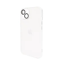 Чехол для смартфона AG Glass Matt Frame Color Logo for Apple iPhone 12 Pearly White (AGMattFrameiP12White)