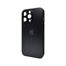 Чехол для смартфона AG Glass Matt Frame Color Logo for Apple iPhone 12 Pro Max Graphite Black (AGMattFrameiP12PMBlack)