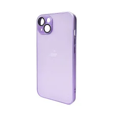 Чехол для смартфона AG Glass Matt Frame Color Logo for Apple iPhone 13 Light Purple (AGMattFrameiP13LPurple)