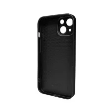 Чехол для смартфона AG Glass Matt Frame Color Logo for Apple iPhone 15 Graphite Black (AGMattFrameiP15Black)
