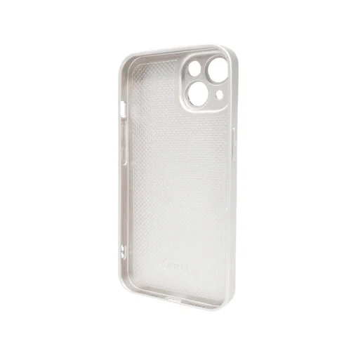 Чохол для смартфона AG Glass Matt Frame Color Logo for Apple iPhone 15 Pearly Wh..