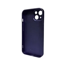 Чехол для смартфона AG Glass Matt Frame Color Logo for Apple iPhone 15 Deep Purple (AGMattFrameiP15Purple)