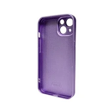 Чехол для смартфона AG Glass Matt Frame Color Logo for Apple iPhone 15 Light Purple (AGMattFrameiP15LPurple)
