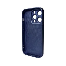 Чехол для смартфона AG Glass Matt Frame Color Logo for Apple iPhone 15 Pro Navy Blue (AGMattFrameiP15PBlue)