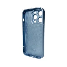 Чехол для смартфона AG Glass Matt Frame Color Logo for Apple iPhone 15 Pro Sierra Blue (AGMattFrameiP15PLBlue)