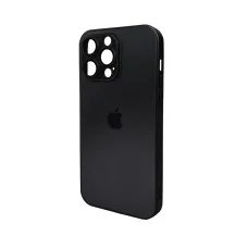 Чехол для смартфона AG Glass Matt Frame Color Logo for Apple iPhone 15 Pro Max Graphite Black (AGMattFrameiP15PMBlack)