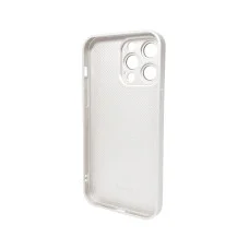 Чохол для смартфона AG Glass Matt Frame Color Logo for Apple iPhone 15 Pro Max Pearly White (AGMattFrameiP15PMWhite)