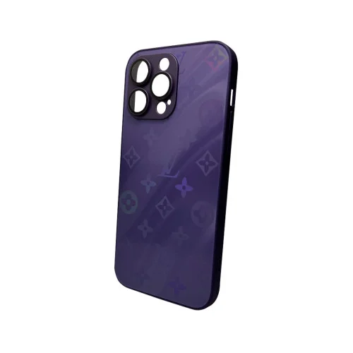 Чехол для смартфона AG Glass Gradient LV Frame for Apple iPhone 14 Pro Max Deep Purple (AGLVFrameiP14PMPurple)