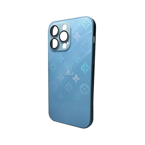 Чехол для смартфона AG Glass Gradient LV Frame for Apple iPhone 14 Pro Max Sierra Blue (AGLVFrameiP14PMLSBlue)