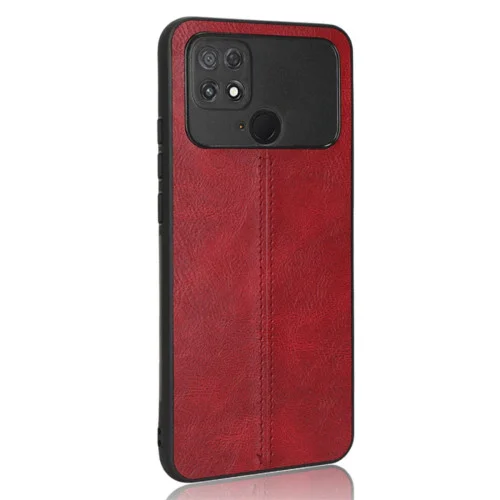 Чехол для смартфона Cosmiс Leather Case for Poco C40 Red (CoLeathPocoC40Red)