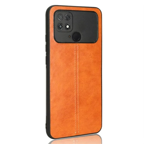 Чехол для смартфона Cosmiс Leather Case for Poco C40 Orange (CoLeathPocoC40Orang..
