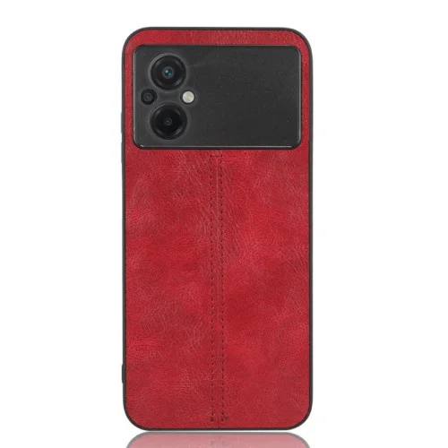 Чехол для смартфона Cosmiс Leather Case for Poco M5/M5 5G Red (CoLeathPocoM5Red)
