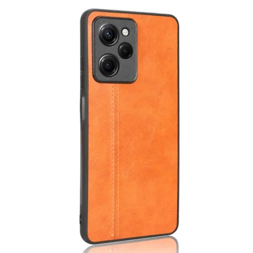 Чехол для смартфона Cosmiс Leather Case for Poco X5 Pro 5G Orange (CoLeathPocoX5..