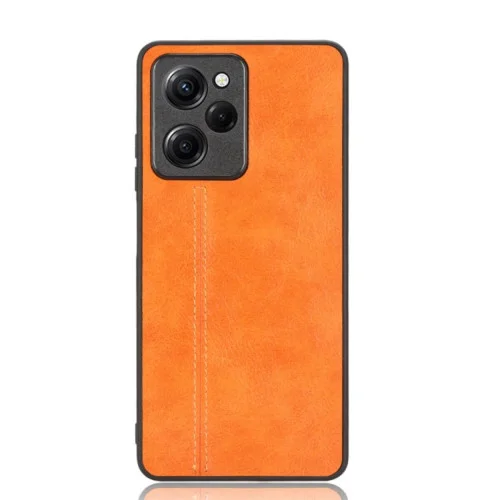 Чехол для смартфона Cosmiс Leather Case for Poco X5 Pro 5G Orange (CoLeathPocoX5..