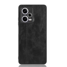 Чехол для смартфона Cosmiс Leather Case for Xiaomi Redmi Note 12 Pro 5G Black (CoLeathXRN12P5GBlack)