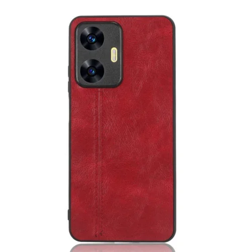 Чехол для смартфона Cosmiс Leather Case for Realme C55 Red (CoLeathRealC55Red)