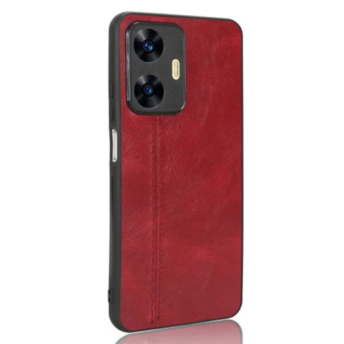 Чехол для смартфона Cosmiс Leather Case for Realme C55 Red (CoLeathRealC55Red)