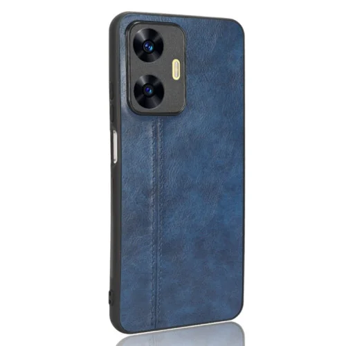 Чехол для смартфона Cosmiс Leather Case for Realme C55 Blue (CoLeathRealC55Blue)..