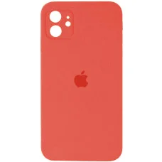 Чехол для смартфона Silicone Full Case AA Camera Protect for Apple iPhone 12 Peach (FullAAi12-18)