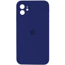 Чехол для смартфона Silicone Full Case AA Camera Protect for Apple iPhone 12 Navy Blue (FullAAi12-39)